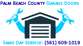 Palm Beach County Garage Doors Logo
